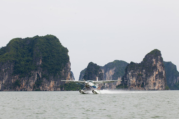 Hải Âu đang thua lỗ nặng nguy cơ ngừng bay - ảnh thủy phi cơ của Hãng hàng không Hải Âu/ nguồn Hải Âu