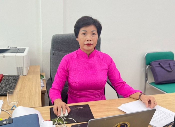 Phó Giáo sư, Tiến sĩ Nguyễn Thị Mai - Trưởng khoa Khoa Khoa học cơ bản, Trường Đại học Giao thông vận tải (Ảnh: Trà My). z5666397892007_a9aa0ab286ee711fd981e6dcfdec7c66.jpg
