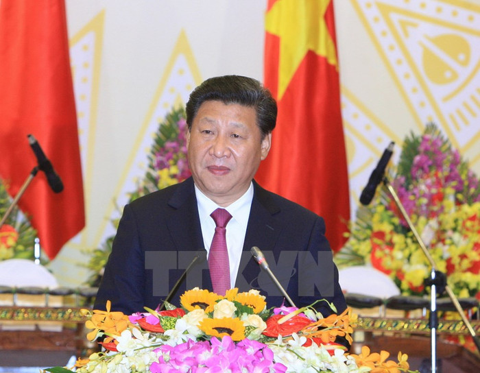 Những hình ảnh tiệc chiêu đãi ông Tập Cận Bình thăm Việt Nam ảnh 4 Những hình ảnh tiệc chiêu đãi ông Tập Cận Bình thăm Việt Nam ảnh 4