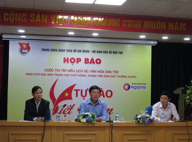 Lễ phát động cuộc thi tìm hiểu lịch sử, văn hóa dân tộc “Tự hào Việt Nam” (Ảnh: Thùy Linh) Lễ phát động cuộc thi tìm hiểu lịch sử, văn hóa dân tộc “Tự hào Việt Nam” (Ảnh: Thùy Linh)