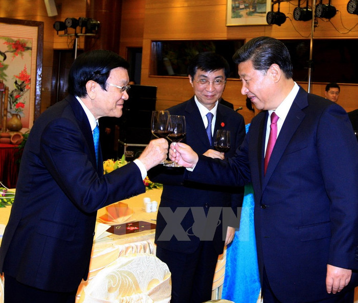 Những hình ảnh tiệc chiêu đãi ông Tập Cận Bình thăm Việt Nam ảnh 7 Những hình ảnh tiệc chiêu đãi ông Tập Cận Bình thăm Việt Nam ảnh 7