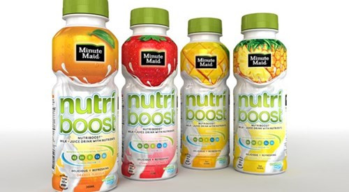Nước uống sữa trái cây Minute Maid Nutriboost hương dâu, hương cam, hương xoài bị đề nghị giám sát dừng lưu thông - ảnh nguồn TTXVN. Nước uống sữa trái cây Minute Maid Nutriboost hương dâu, hương cam, hương xoài bị đề nghị giám sát dừng lưu thông - ảnh nguồn TTXVN.