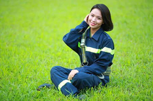Thủ khoa đầu ra Đại học Phòng cháy chữa cháy với điểm học tập toàn khóa đạt 9,19, được thăng quân hàm vượt cấp và giữ lại trường làm giảng viên. (Ảnh: Nhân vật cung cấp) Thủ khoa đầu ra Đại học Phòng cháy chữa cháy với điểm học tập toàn khóa đạt 9,19, được thăng quân hàm vượt cấp và giữ lại trường làm giảng viên. (Ảnh: Nhân vật cung cấp)