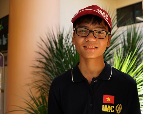 Nguyễn Minh Đức là một trong số ít thí sinh có điểm cao nhất kỳ thi. Ảnh: Ban tổ chức