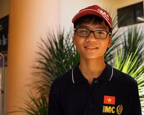 Nguyễn Minh Đức là một trong số ít thí sinh có điểm cao nhất kỳ thi. Ảnh: Ban tổ chức