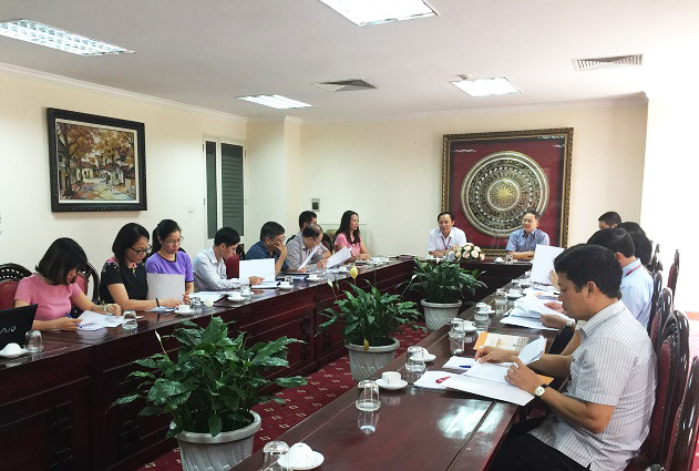 PGS.TS. Trương Ngọc Nam, Giám đốc Học viện Báo chí và Tuyên truyền trong buổi trao đổi với đại diện các cơ quan báo chí ngày 30/8 (Ảnh: Kiều Linh)