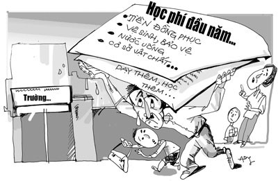 Khi câu chuyện đầu năm học vẫn chỉ là… tiền! ảnh 4 Khi câu chuyện đầu năm học vẫn chỉ là… tiền! ảnh 4