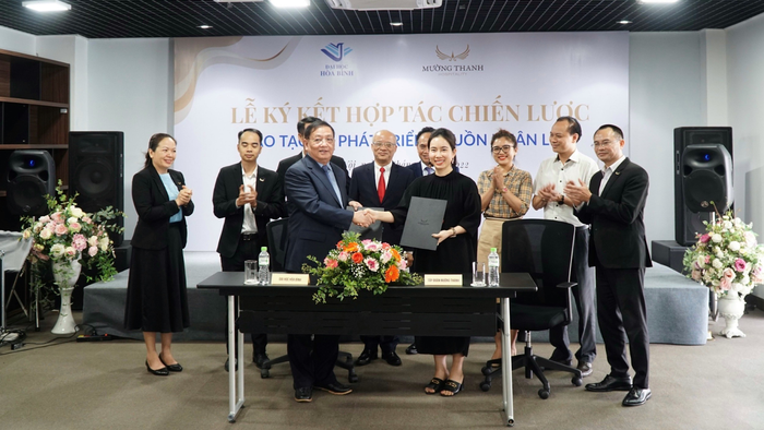 Trường Đại học Hòa Bình có chương trình đào tạo đa ngành, trong đó ngành Quản trị khách sạn là một trong các ngành được đào tạo theo đơn đặt hàng của các đối tác lớn. Ảnh: NVCC Trường Đại học Hòa Bình có chương trình đào tạo đa ngành, trong đó ngành Quản trị khách sạn là một trong các ngành được đào tạo theo đơn đặt hàng của các đối tác lớn. Ảnh: NVCC