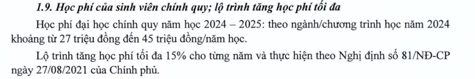 Ảnh: Chụp từ đề án tuyển sinh 2024 của Trường Đại học Thăng Long Ảnh: Chụp từ đề án tuyển sinh 2024 của Trường Đại học Thăng Long