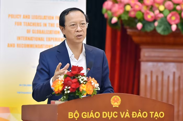 Thứ trưởng Bộ Giáo dục và Đào tạo Phạm Ngọc Thưởng. Ảnh: Bộ Giáo dục và Đào tạo