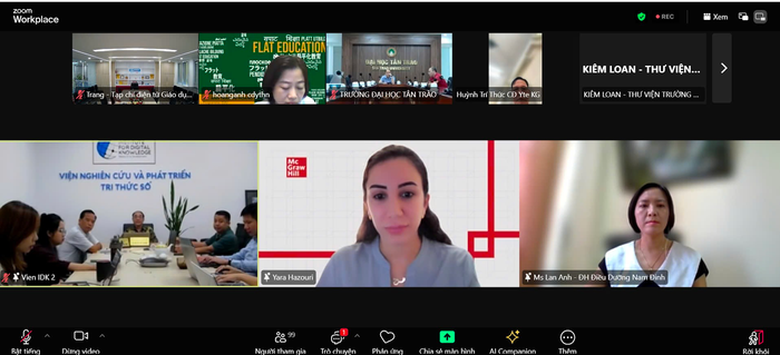 Viện Nghiên cứu và Phát triển Tri thức số đã phối hợp nhà xuất bản McGraw-Hill tổ chức tọa đàm: “Nâng cao hiệu quả khai thác nguồn tài nguyên y học toàn diện”. Viện Nghiên cứu và Phát triển Tri thức số đã phối hợp nhà xuất bản McGraw-Hill tổ chức tọa đàm: “Nâng cao hiệu quả khai thác nguồn tài nguyên y học toàn diện”.