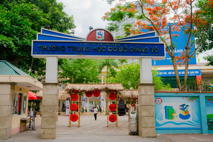 Trường Trung học cơ sở Giảng Võ. Ảnh: Website nhà trường Trường Trung học cơ sở Giảng Võ. Ảnh: Website nhà trường