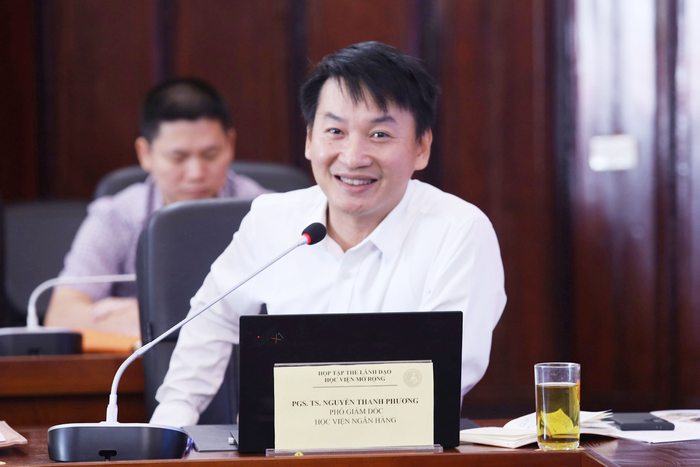 Nhà giáo Ưu tú, Phó Giáo sư, Tiến sĩ Nguyễn Thanh Phương, Phó Giám đốc Học viện Ngân hàng. Ảnh: Website nhà trường Nhà giáo Ưu tú, Phó Giáo sư, Tiến sĩ Nguyễn Thanh Phương, Phó Giám đốc Học viện Ngân hàng. Ảnh: Website nhà trường