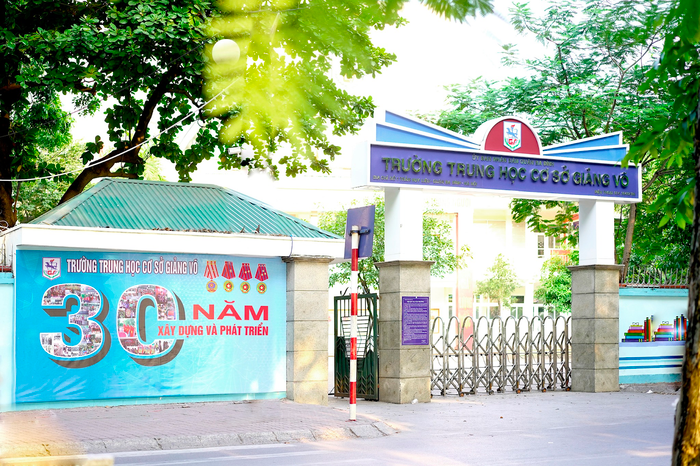 Trường Trung học cơ sở Giảng Võ. Ảnh: Website nhà trường Trường Trung học cơ sở Giảng Võ. Ảnh: Website nhà trường