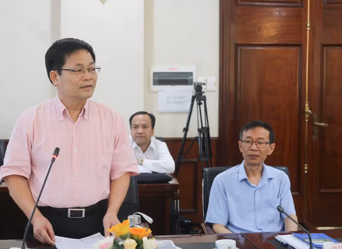 Giáo sư, Tiến sĩ Nguyễn Thanh Thủy, Chủ tịch hội đồng Giáo sư ngành Công nghệ thông tin. Ảnh: Doãn Nhàn