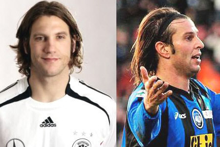 Tiền vệ người Đức, Torsten Frings và cầu thủ người Italy, Cristiano Doni. Tiền vệ người Đức, Torsten Frings và cầu thủ người Italy, Cristiano Doni.