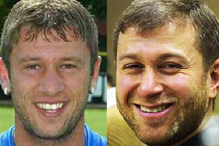 Tiền đạo Antonio Cassano và ông chủ của Chelsea, Roman Abramovich. Tiền đạo Antonio Cassano và ông chủ của Chelsea, Roman Abramovich.