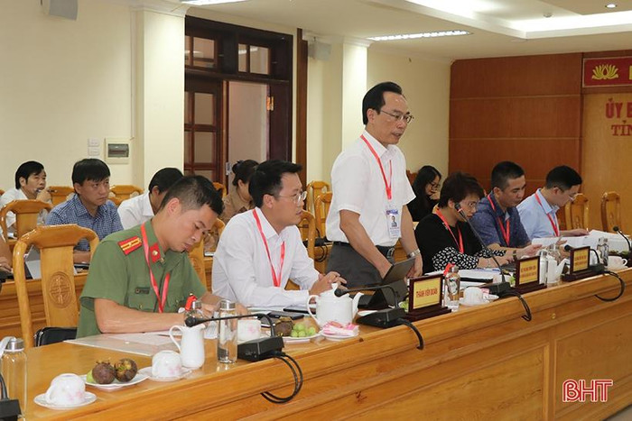 Thứ trưởng Hoàng Minh Sơn tại buổi làm việc tại tỉnh Hà Tĩnh. Ảnh: Báo Hà Tĩnh Thứ trưởng Hoàng Minh Sơn tại buổi làm việc tại tỉnh Hà Tĩnh. Ảnh: Báo Hà Tĩnh