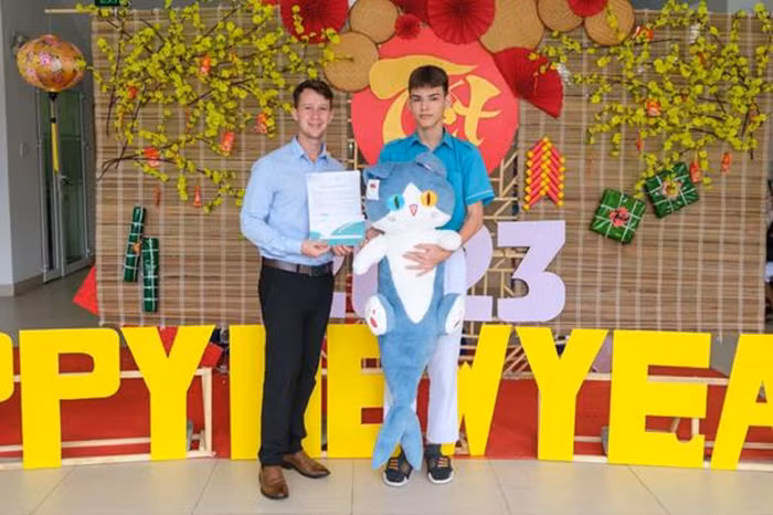 Patrik David Herciu đã chọn Việt Nam làm quê hương thứ hai để sinh sống và học tập tại đây. Ảnh: PQ