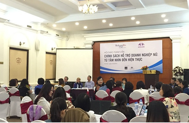 Tham vấn chính sách hỗ trợ doanh nghiệp do phụ nữ làm chủ (Ảnh: Thùy Linh) Tham vấn chính sách hỗ trợ doanh nghiệp do phụ nữ làm chủ (Ảnh: Thùy Linh)