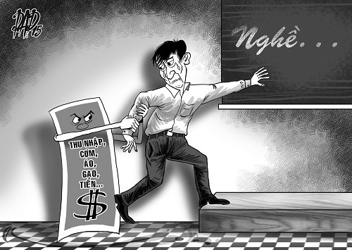 Giáo viên phải yêu nghề, yêu trò thế nào mới đúng! (Ảnh: tuoitre.vn) Giáo viên phải yêu nghề, yêu trò thế nào mới đúng! (Ảnh: tuoitre.vn)