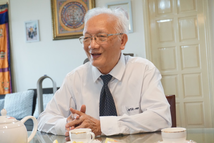 Tiến sĩ Nguyễn Tùng Lâm - Phó Chủ tịch Hội Khoa học Tâm lý Giáo dục Việt Nam (Ảnh: Phạm Minh).