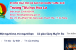 Phụ huynh phản ánh Trường tiểu học Hoa Lư có nhiều khoản thu không rõ ràng, thiếu minh bạch. Ảnh: AN