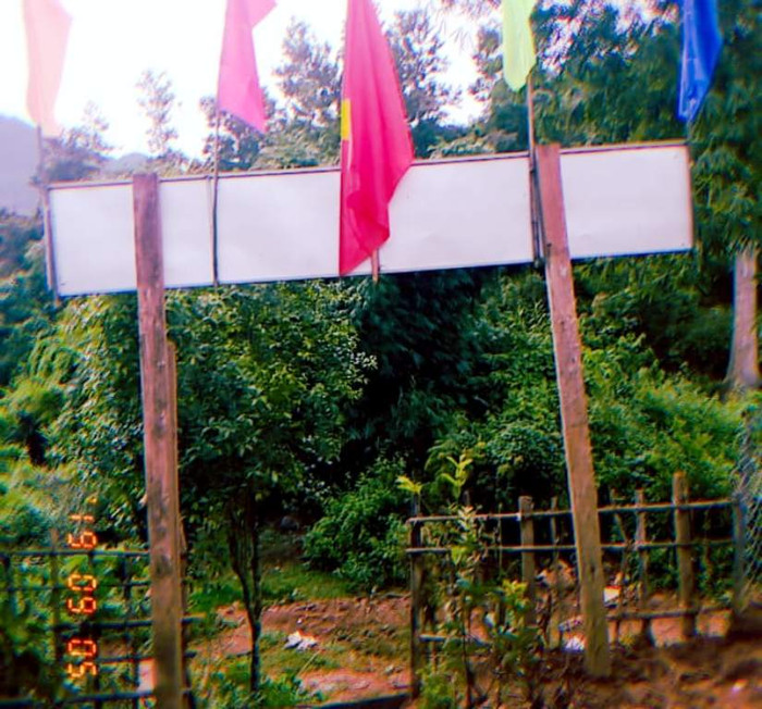 Điểm trường Tu Nương giữa mênh mông núi rừng.