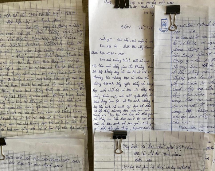 Hàng chục đơn thư tố cáo của học sinh, giáo viên về những hành vi bất thường của thầy giáo dạy Mỹ thuật. Ảnh: AP Hàng chục đơn thư tố cáo của học sinh, giáo viên về những hành vi bất thường của thầy giáo dạy Mỹ thuật. Ảnh: AP