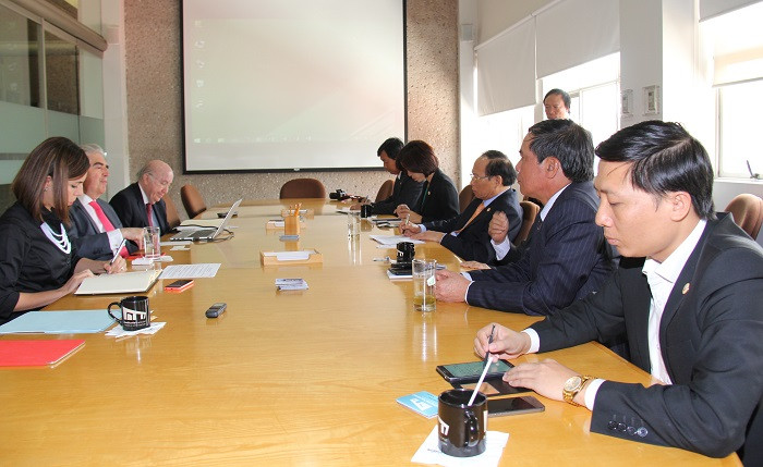 Bộ trưởng Hoàng Tuấn Anh làm việc tại Mexico ảnh 1 Bộ trưởng Hoàng Tuấn Anh làm việc tại Mexico ảnh 1