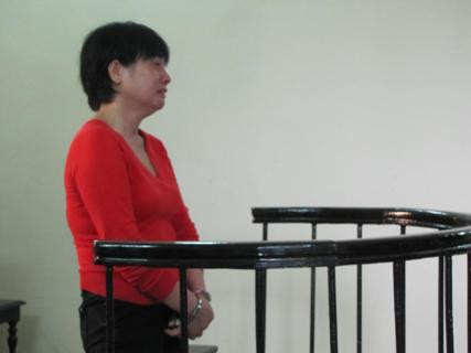 Bị cáo Lành khóc trước tòa Bị cáo Lành khóc trước tòa