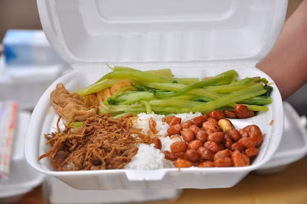 Thành phần một suất cơm chay