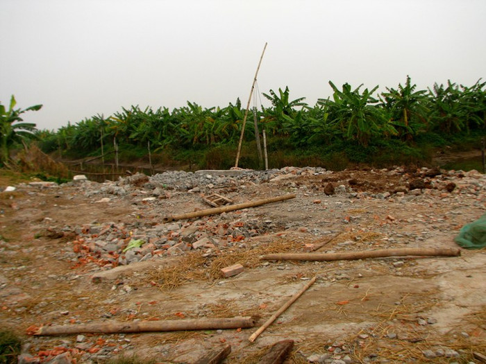 Nhà ông Đoàn Văn Vươn bị san phẳng