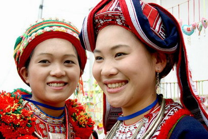 Một trong những điều đặc trưng của thiếu nữ vùng cao là vẻ đẹp đầy đặn