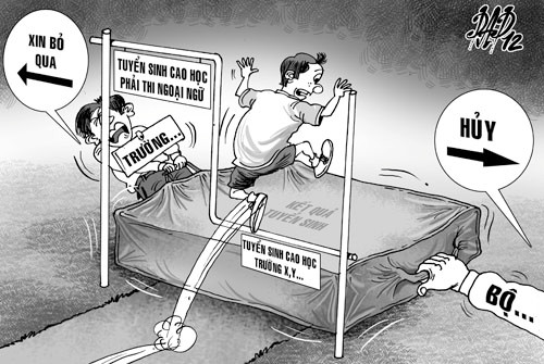 Hàng ngàn cao học viên có nguy cơ phải dừng bước giữa đường Hàng ngàn cao học viên có nguy cơ phải dừng bước giữa đường