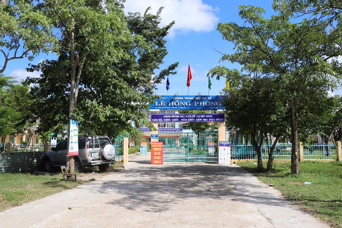 Ban đại diện cha mẹ học sinh Trường trung học cơ sở Lê Hồng Phong thu tiền trái với Thông tư 55. Ảnh: AN Ban đại diện cha mẹ học sinh Trường trung học cơ sở Lê Hồng Phong thu tiền trái với Thông tư 55. Ảnh: AN