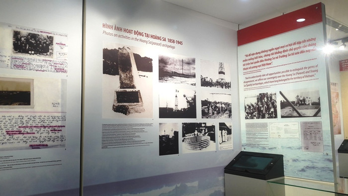 Một góc của nhà trưng bày.