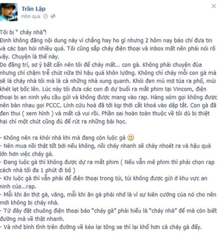 Chia sẻ trên facebook của Trần Lập Chia sẻ trên facebook của Trần Lập