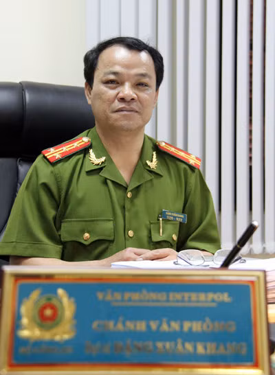 Đại tá Đặng Xuân Khang, Chánh Văn phòng Interpol Việt Nam