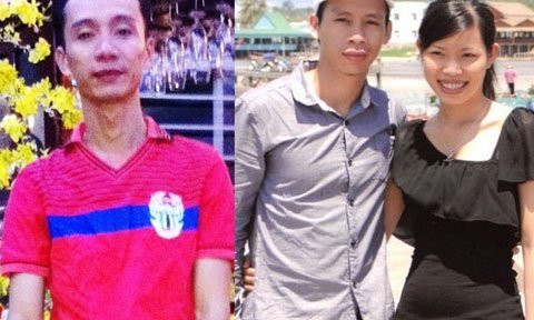 Võ Hoàng Nhật (ảnh trái) và vợ chồng Võ Hoài Hận – Trần Ngọc Tuyền (ảnh phải) - ảnh do các nạn nhân cung cấp Võ Hoàng Nhật (ảnh trái) và vợ chồng Võ Hoài Hận – Trần Ngọc Tuyền (ảnh phải) - ảnh do các nạn nhân cung cấp