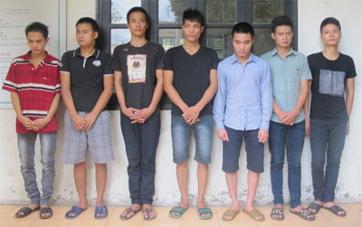 Các đối tượng trong ổ nhóm cướp Các đối tượng trong ổ nhóm cướp