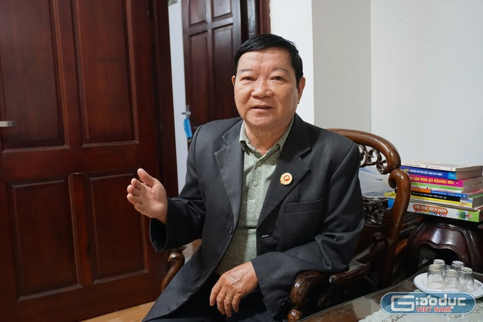 Ông Lê Như Tiến - nguyên Phó Chủ nhiệm Ủy ban Văn hóa, Giáo dục, Thanh niên, Thiếu niên và Nhi đồng (nay là Ủy ban Văn hóa, Giáo dục) của Quốc hội. Ảnh: P.M gdvn-chutien-8612.jpg