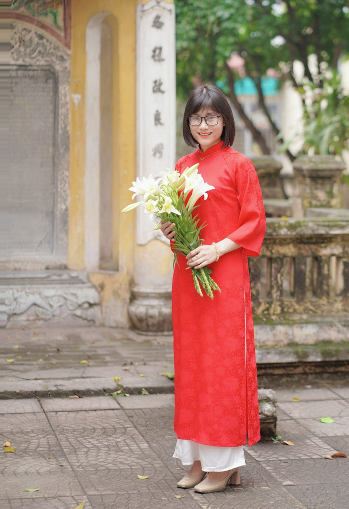 Cô Phan Linh Tân – giáo viên Trường Trung học cơ sở Xuân Đỉnh (Hà Nội). Ảnh: NVCC cô Phan Linh Tân.jpg