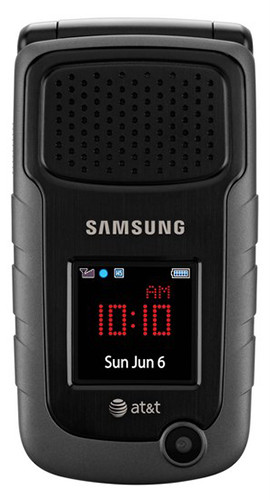 Samsung Rugby II SGH-A847 (giá tại Mỹ: 120 USD) Đây là chiếc điện thoại cực bền của AT&T, nó còn được trang bị khả năng kết nối 3G và tính năng push-to-talk. Pin: Lithium ion 1300 mAh cho thời giam đàm thoại 3h và thời gian chờ lên tới 15 ngày