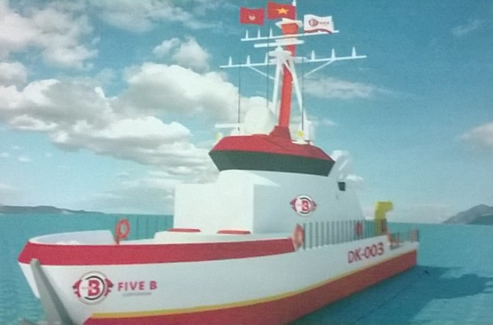 Mẫu tàu Đức Khải sẽ tham gia đánh bắt tại ngư trường chủ quyền Việt Nam. Mẫu tàu Đức Khải sẽ tham gia đánh bắt tại ngư trường chủ quyền Việt Nam.