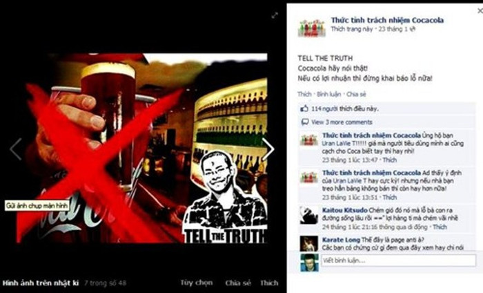 Nhiều bức tranh biếm họa kêu gọi tẩy chay Coca Cola sau nghi án chuyển giá trốn thuế. Nhiều bức tranh biếm họa kêu gọi tẩy chay Coca Cola sau nghi án chuyển giá trốn thuế.