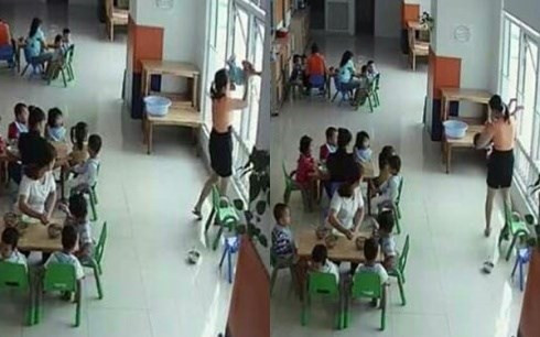 Cô giáo tại trường mầm non Apollo (TP.HCM) dốc ngược đầu trẻ vì ăn chậm gây bức xúc trong dư luận. Ảnh: giaoduc.net.vn Cô giáo tại trường mầm non Apollo (TP.HCM) dốc ngược đầu trẻ vì ăn chậm gây bức xúc trong dư luận. Ảnh: giaoduc.net.vn