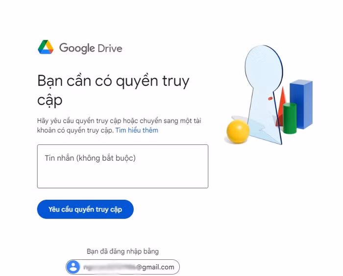 Trước đó, khi phóng viên vào xem các thông tin tại mục công khai dữ liệu hàng năm của nhà trường thì hệ thống yêu cầu quyền truy cập. Đại diện nhà trường lý giải đó có thể là do "lỗi hệ thống". Ảnh chụp màn hình