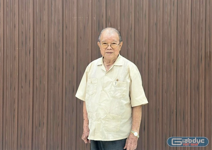 Giáo sư Võ Tòng Xuân, nguyên Hiệu trưởng Trường Đại học Nam Cần Thơ. Ảnh: Thùy Linh