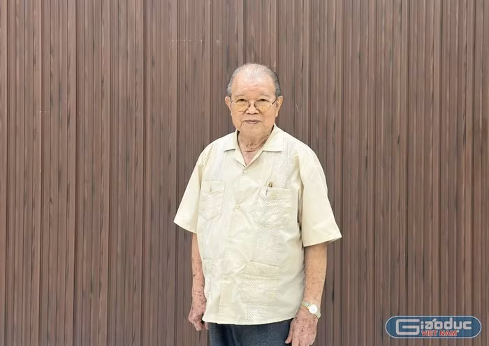 Giáo sư Võ Tòng Xuân, nguyên Hiệu trưởng Trường Đại học Nam Cần Thơ. Ảnh: Thùy Linh